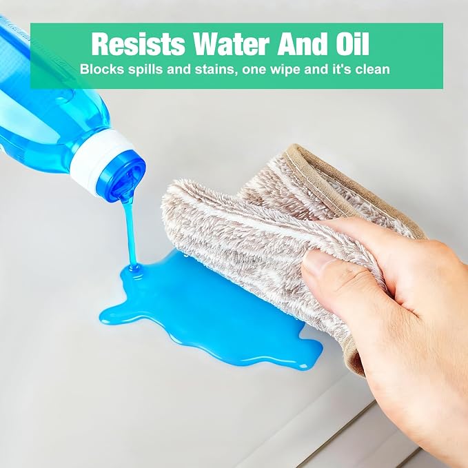 Under Sink Mat 22 X 19, Waterproof Silicone Cabinet Kitchen Liner, Beige | BPA-Free Raised-Edge Cabinet Protector & Leak Tray for Bathroom Cabinets, Boots, Pet Feeding Dog & Cat Mats, Dishwasher Safe