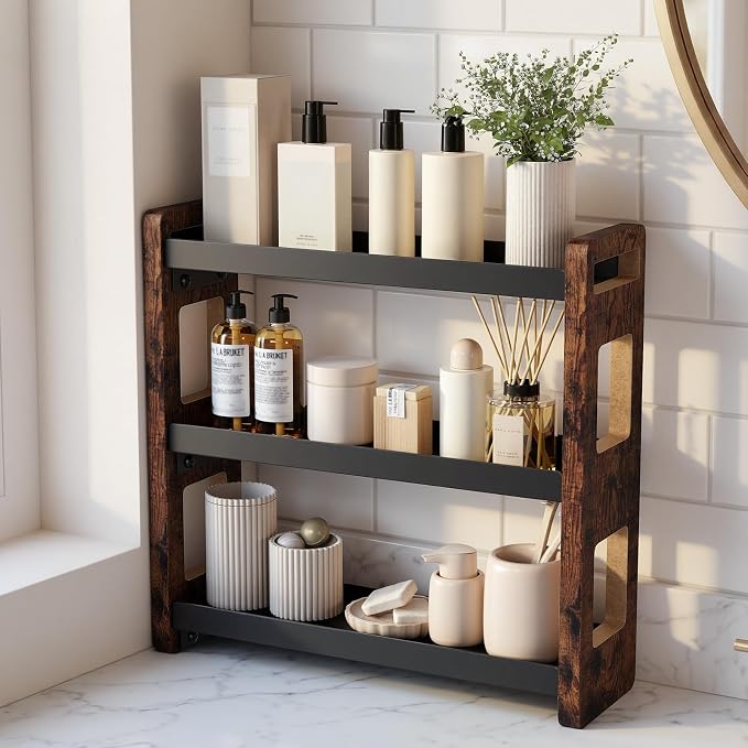 Bathroom Counter Organizer, Vanity Organizer, Perfume Organizer | Bathroom Organizers and Storage, Bathroom Sink Shelf, Countertop Organizer, Makeup Organizer, Cologne Stand