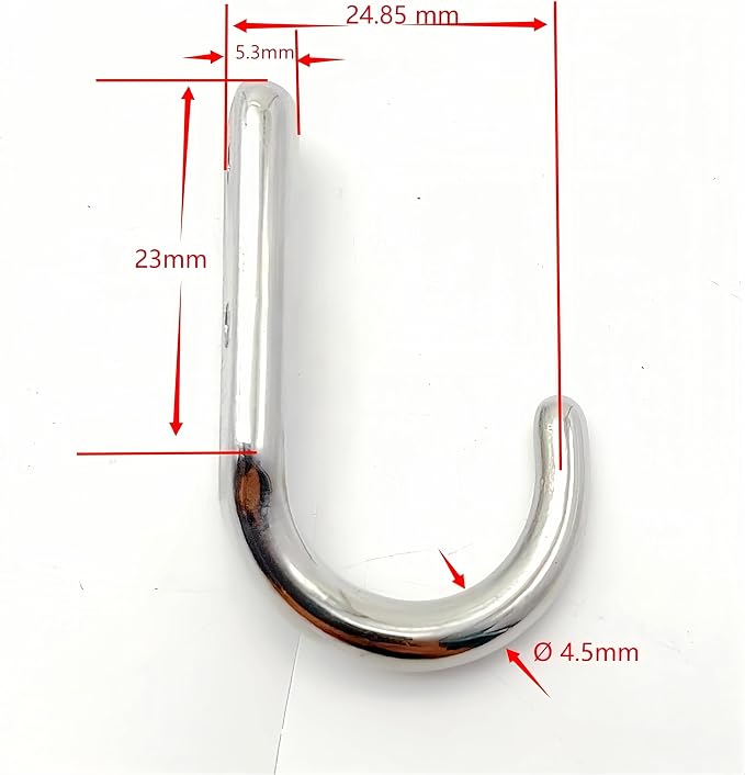 Heavy Duty Stainless Steel 316 Wall Hooks, Marine Grade Wall Hanger Key Hook Wall Mounted Coat Hook Hanging Garage Hook Storage Hooks Screw Utility Hooks (4Pack)