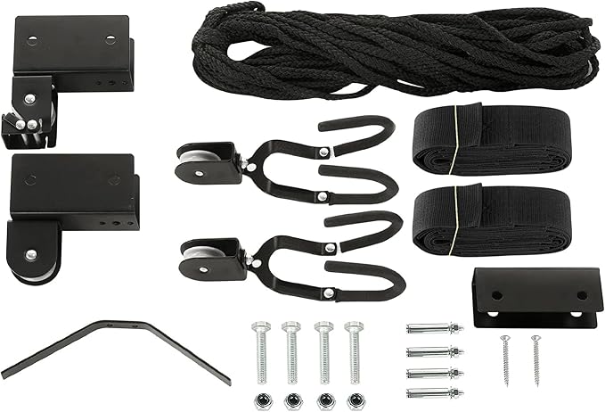 RAD Sportz Kayak Storage Hoist - Overhead Pulley System with 125lb Capacity for Canoes, Bikes, Ladders, and More - for up to 12-Foot Ceilings