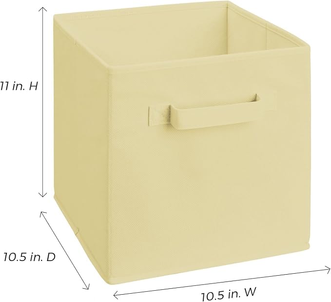 ClosetMaid 3877 Cubeicals Fabric Drawers, Natural, 2-Pack