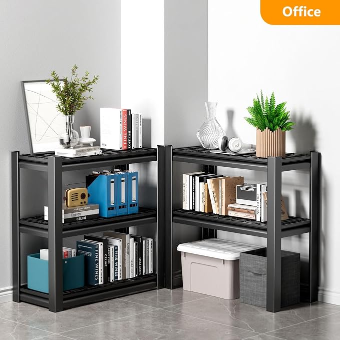 Heavy Duty Storage Shelving Unit (72" H x 35" W x 16" D) 4 Pack | Adjustable 5-Tier Metal Rack, Standing Utility Shelves, Garage, Basement, Pantry, Kitchen, Warehouse, 3000 lbs Capacity