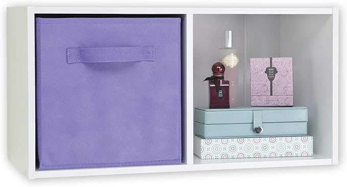 ClosetMaid 3878 Cubeicals Fabric Drawer, Light Purple, 2-Pack