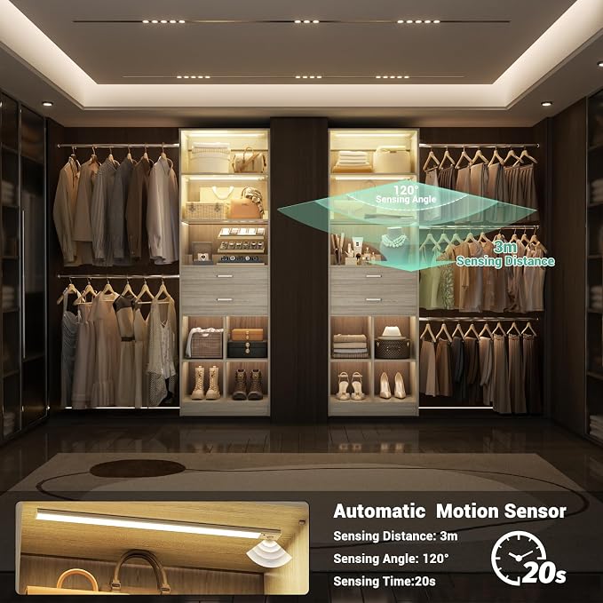 Besiost Closet System, Built in, Not Free Standing, Enclosed Storage Volume: 2.58 ft³, Greige Oak