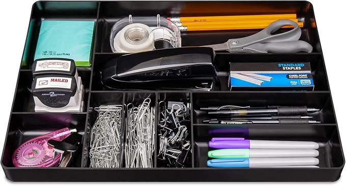 ERNST Tool Organizer Tray, Green, 10-Compartments, Storage, Garage, Workshop, Organization, Tools, Equipment, Heavy-Duty, Durable, Industrial, Workbench, Efficient Storage - Made in the USA