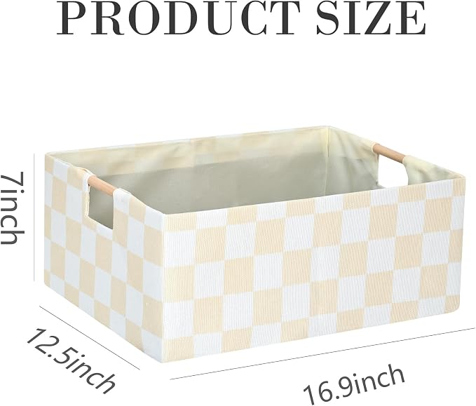 Storage Bin for Shelves Rectangle Closet Baskets Foldable Box with Handles, Gray Storage Bins, Storage Boxes for Home Office Car Dormroom
