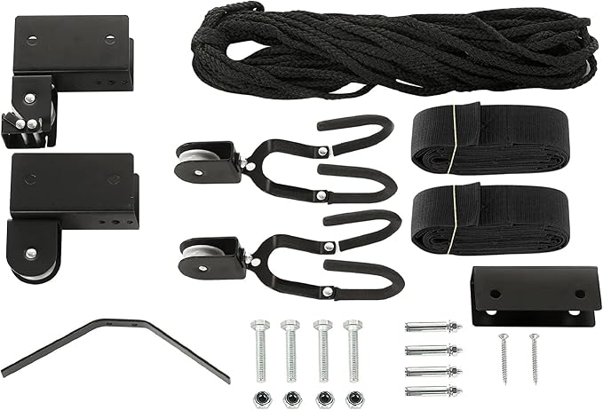 RAD Sportz Kayak Hoist 2-Pack Quality Garage Storage Canoe Lift with 125 lb Capacity Even Works as Ladder Lift Premium Quality Pulley System