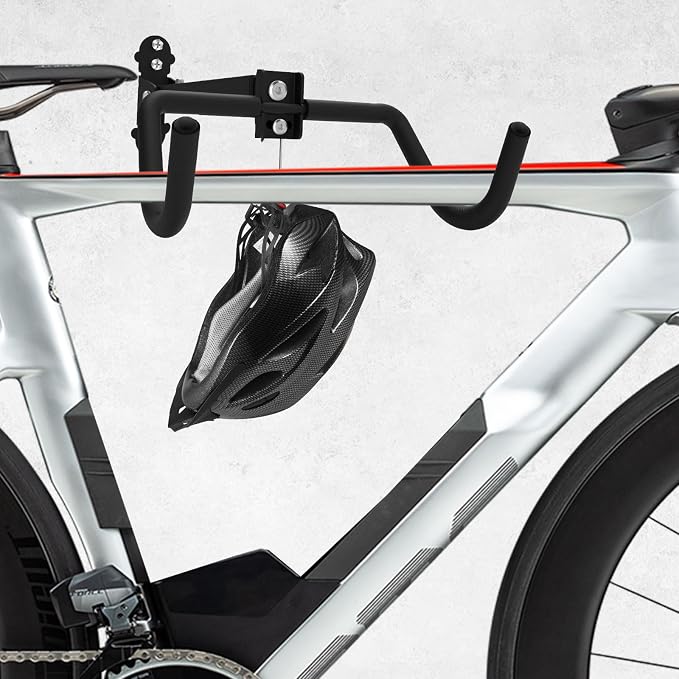 Bike Wall Mount Hanger, Garage Bike Rack for Indoor Bicycle Storage in Garage Home, Horizontal Bike Holder for Road Bikes, Mountain Bikes, Hybrid Bikes