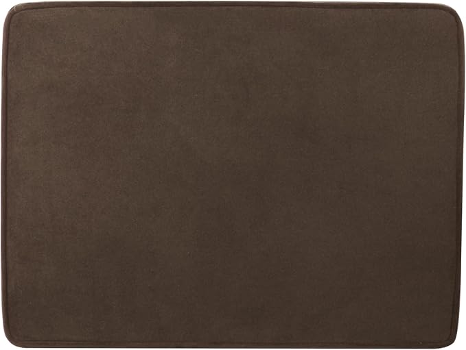 Spatial Order 24" Dinah Collection Storage Ottoman - Chocolate Brown Velvet