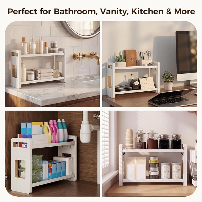 Bathroom Counter Organizer, Vanity Organizer, Perfume Organizer | Bathroom Organizers and Storage, Bathroom Sink Shelf, Countertop Organizer, Makeup Organizer, Cologne Stand