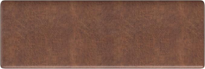 SIMPLIHOME Avalon 60" Wide Fabric Storage Ottoman in Tanners Brown | Contemporary lift-top ottoman with high-density foam; rectangle storage bench or coffee table for living room or entryway.