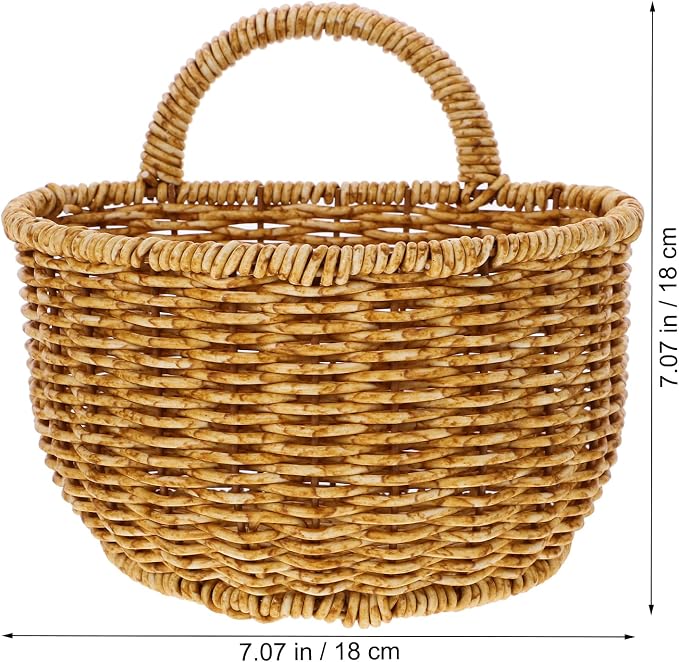 Alipis woven storage basket rattan collection basket decorative home use