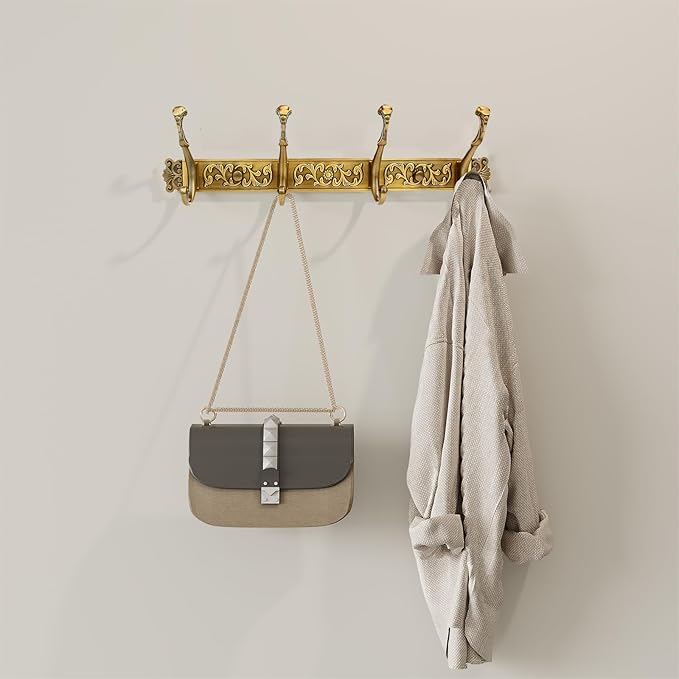 Coat Rack Wall Mount,Vintage Wall Hooks Coat Hooks Antique Towel Racks for Bathroom Entryway Bedroom Bathroom Clothes Heavy Duty,