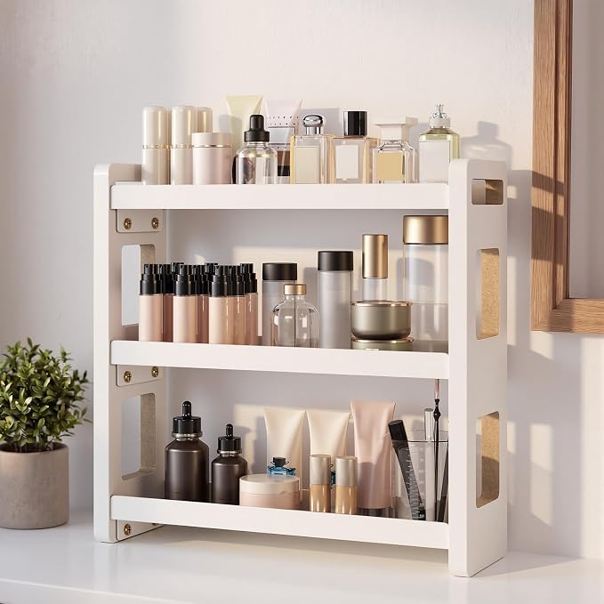 Bathroom Counter Organizer, Vanity Organizer, Perfume Organizer | Bathroom Organizers and Storage, Bathroom Sink Shelf, Countertop Organizer, Makeup Organizer, Cologne Stand