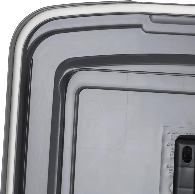 IRIS USA Dog Food Storage Container, Up to 58 lbs, Dark Gray, Made in USA | Includes 2-Cup Scoop & Wheels, Airtight Seal, BPA-Free, Bird Seed, Cat food, Cat Litter, Chicken Feed, Pellets