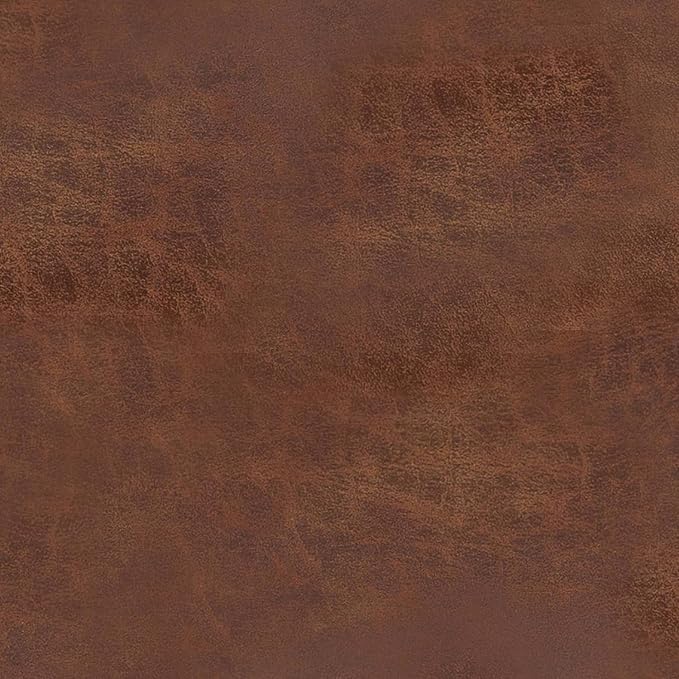SIMPLIHOME Avalon Storage Ottoman Bench - 48" Wide x 16" High Upholstered Vegan Leather Rectangular Lift-Top Ottoman in Distressed Umber Brown, Contemporary Storage Bench with High-Density Foam
