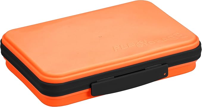 It's Academic Flexi Storage Boxes with Lids, Collapsible Pencil Case for Craft and School Supplies, 4-Pack, Assorted