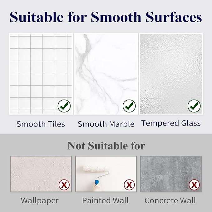 Kitsure Shower Caddy Adhesive, Shower Organizer, XX-Large, Dark Grey | 2 Pack Shower Shelf for Inside Shower, 100% Rustproof Metal Shelves, No-Drill Bathroom Organizers and Storage