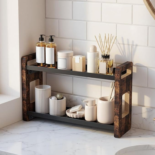 Bathroom Counter Organizer, Vanity Organizer, Perfume Organizer | Bathroom Organizers and Storage, Bathroom Sink Shelf, Countertop Organizer, Makeup Organizer, Cologne Stand