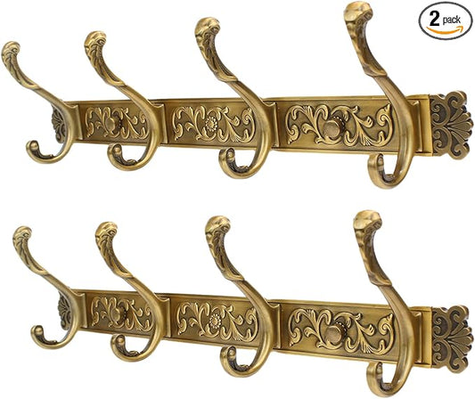 Coat Rack Wall Mount,Vintage Wall Hooks Coat Hooks Antique Towel Racks for Bathroom Entryway Bedroom Bathroom Clothes Heavy Duty,