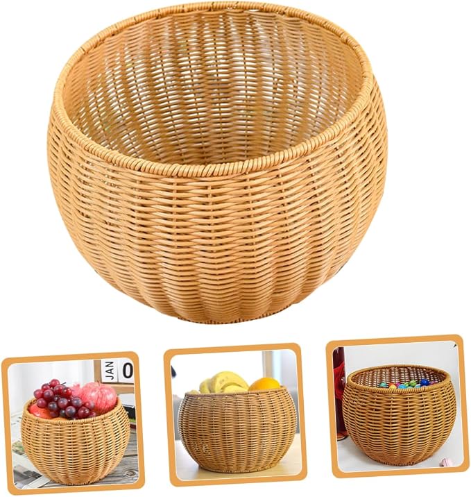 Ciieeo Craftsmanship Large Space Multi-purpose Woven Storage Basket Decorative Basket