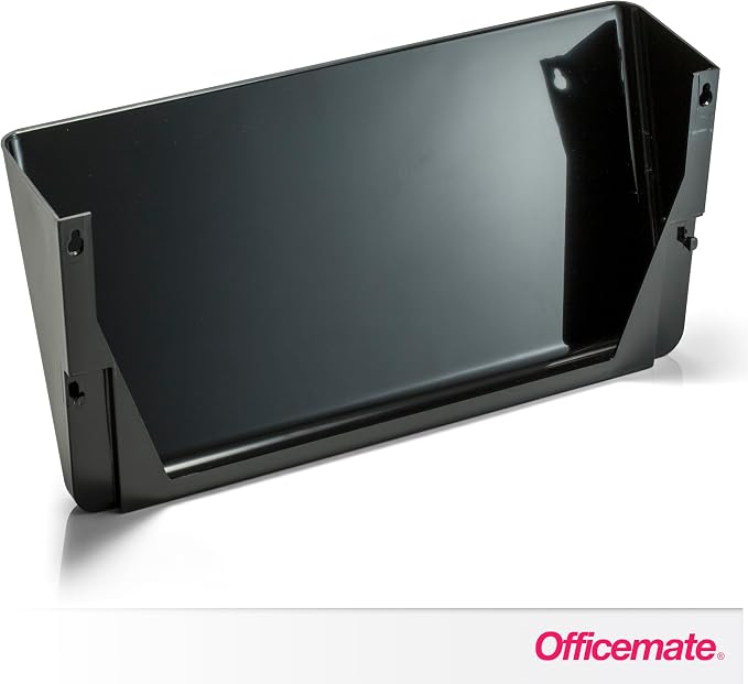 Officemate Wall File Letter Size, Black (21432)