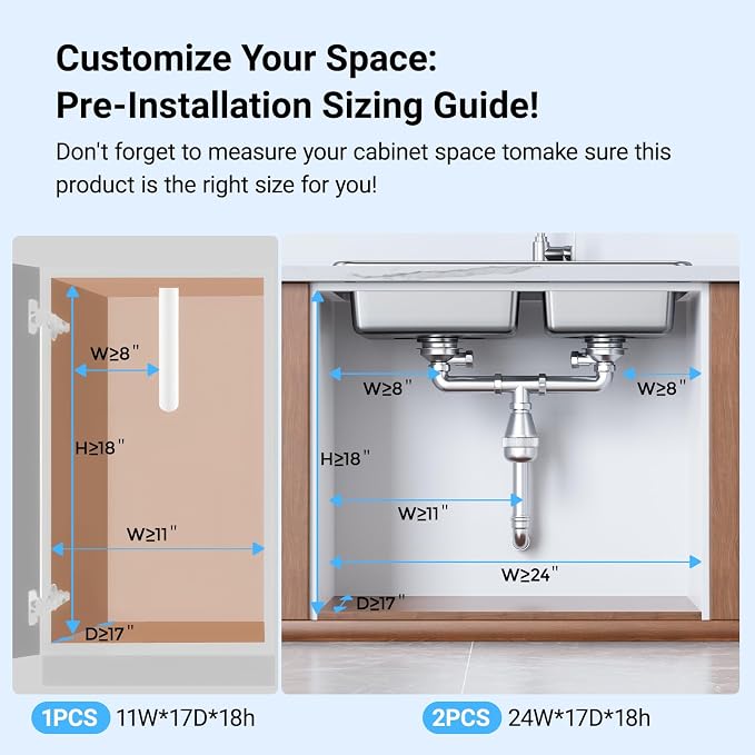 TISTAYA Under Sink Organizer, Metal Under Sink Organizers and Storage, Slide Out Pull Out Cabinet Organizer for Kitchen, Bathroom, Pantry, Laundry, Study, Black