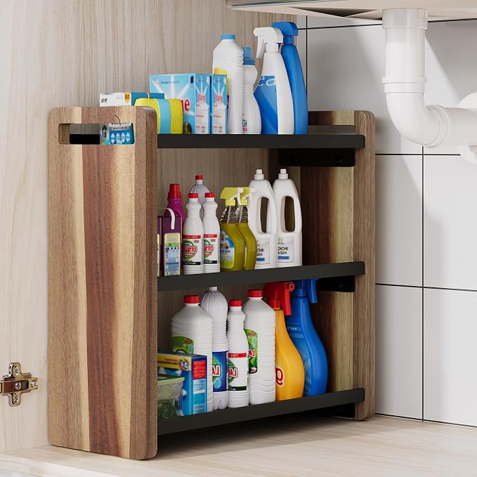 Bathroom Counter Organizer, Bathroom Sink Organizer, Vanity Shelf | Bathroom Organizers and Storage, Bathroom Countertop Organizer, Counter Shelf, Cologne Stand, Perfume Stand, Bathroom Decor