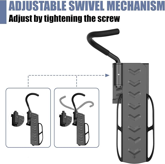 WALMANN Wall Mounted Swivel Bike Rack