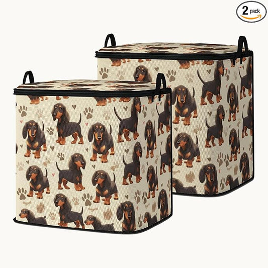 2pcs blanket storage bag for under bed,closet organizers 95L | clothing sweater sheet bedding comforter duvet quilt pillow toy storage bags with lids,dorm room essentials for containers