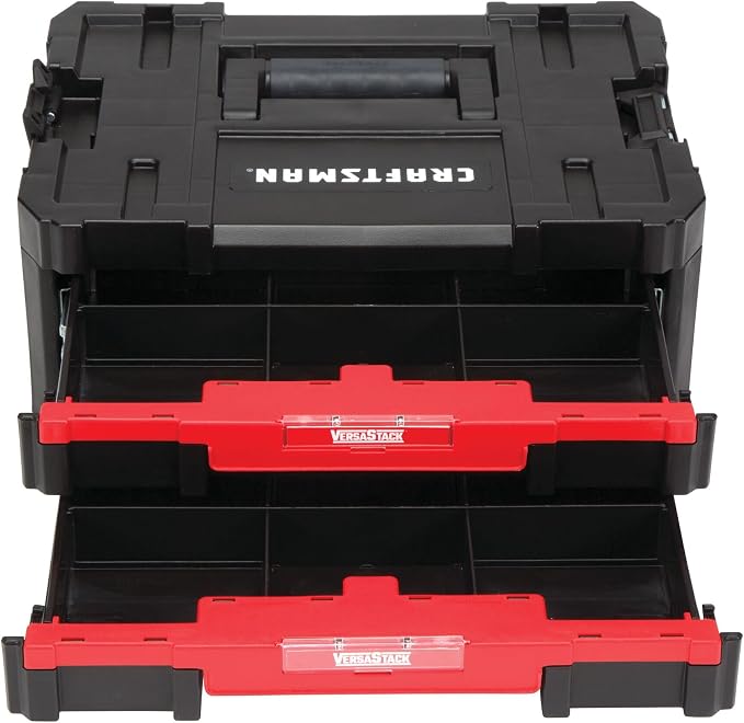 CRAFTSMAN Plastic Tool Box With Drawers, Organizer and Storage (CMST17804)