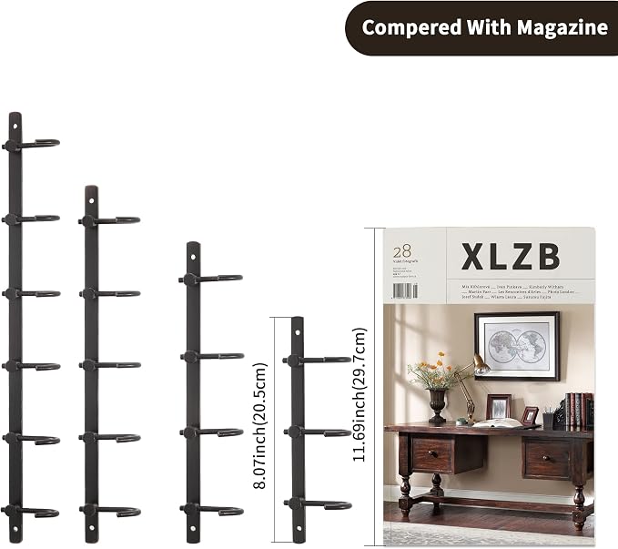 WINCASE Bronze Towel Hooks, Bathroom Rail Hook Rack Wall Mounted, Antique Oil Rubbed Brass Cloth Coat Rack with 3 Hooks Farmhouse