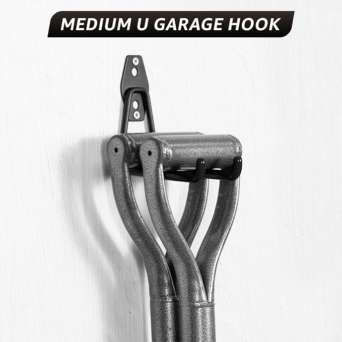 Heavy Duty Garage Hooks for Storage & Hanging Items, 30-Pack | for Hanging Bikes, Hoses, Ladders, Ropes, Garden Tools; for Garage, Warehouse, Yard, Shed
