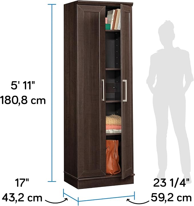 Sauder HomePlus Storage Cabinet/ Pantry cabinets, Dakota Oak finish