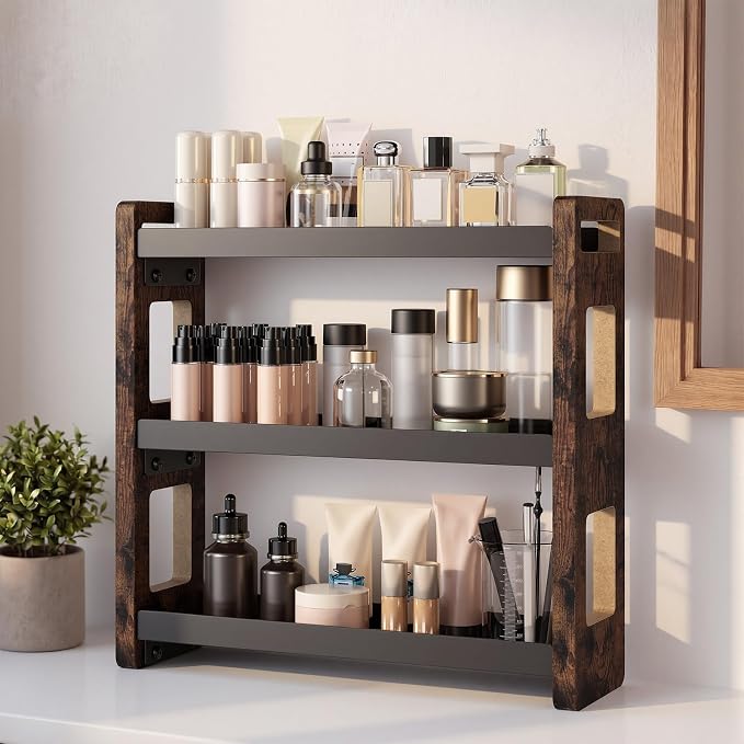 Bathroom Counter Organizer, Vanity Organizer, Perfume Organizer | Bathroom Organizers and Storage, Bathroom Sink Shelf, Countertop Organizer, Makeup Organizer, Cologne Stand