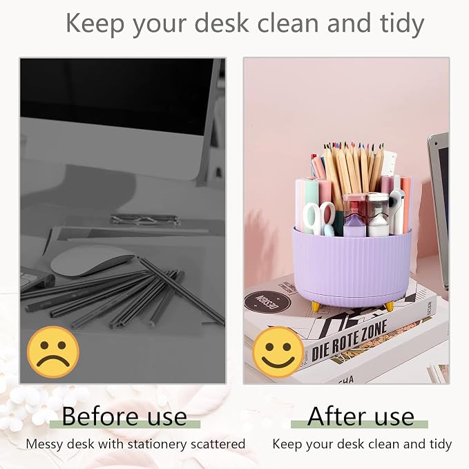 Office Supplies,School Supplies,Purple Desk Accessories,Desk Organizer,Scissors,Stapler,Tape Dispenser,Binder Clips,Staples,Staple Remover,Sticky Notes,Clear Tape,Pen,Ruler,Best Gift,11pcs