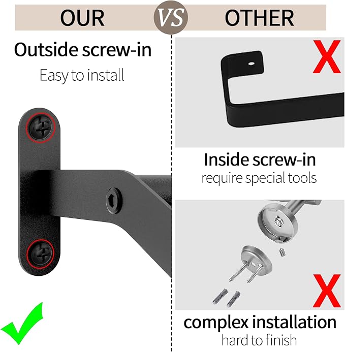 JUYSON Double Towel Bar for Bathroom, 30 Inch Towel Rack, Black | Wall Mounted, Stainless Steel, Rust Resistant, Space-Saving Design, Easy Installation