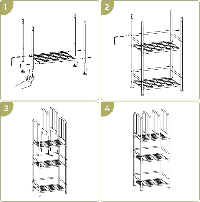 3 Tier Towel Racks for Bathroom with Dividers, Free Standing Metal Towels Holder Stand with Shelf, Towel Storage Organizer Bathroom Shelf, Metal Shelving Unit, Pool Towel Rack, Black