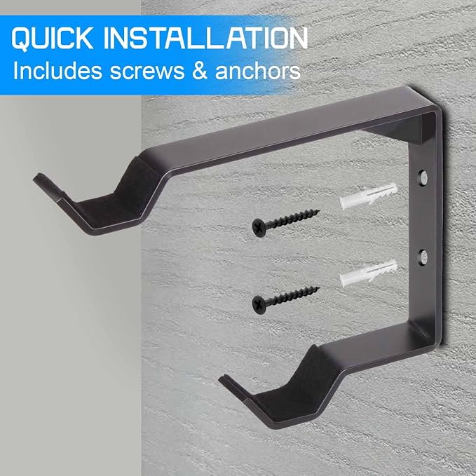 2 Pack Bike Wheel Rack Garage Wall Mount Carbon Steel Storage Hooks Heavy | Spare bike wheel hangers garage wall mount, indoor vertical holder, double wheel tire rack, carbon steel easy to install