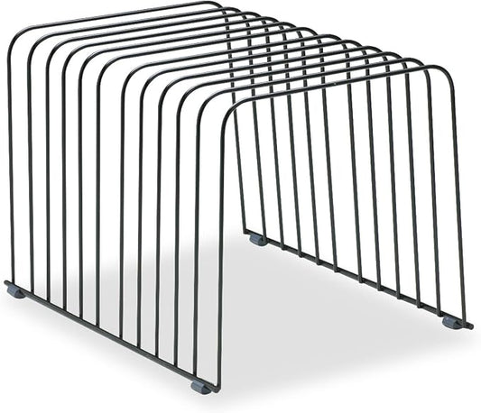 Fellowes 72112 Desktop Organizer, 11 Sections, Wire, 9" x 11-3/8" x 8", Black