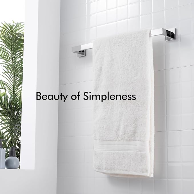 BANOLUX Towel Rack, 12-Inch Single Towel Bars for Bathroom, Towel Racks for Bathroom Wall Mounted SUS304 Stainless Steel Hand Towel Holder Organize Heavy Duty, Polished Chrome Towel Bar