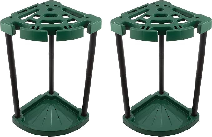 Tool Organizer 2-Pack - Garage Storage Rack - Organize Up to 48 Yard Tools - Corner Rack for Home or Shed - Easy to Assemble Utility Racks by Stalwart