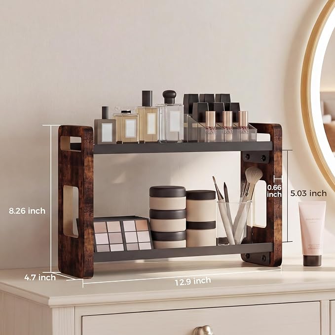 Bathroom Counter Organizer, Vanity Organizer, Perfume Organizer | Bathroom Organizers and Storage, Bathroom Sink Shelf, Countertop Organizer, Makeup Organizer, Cologne Stand