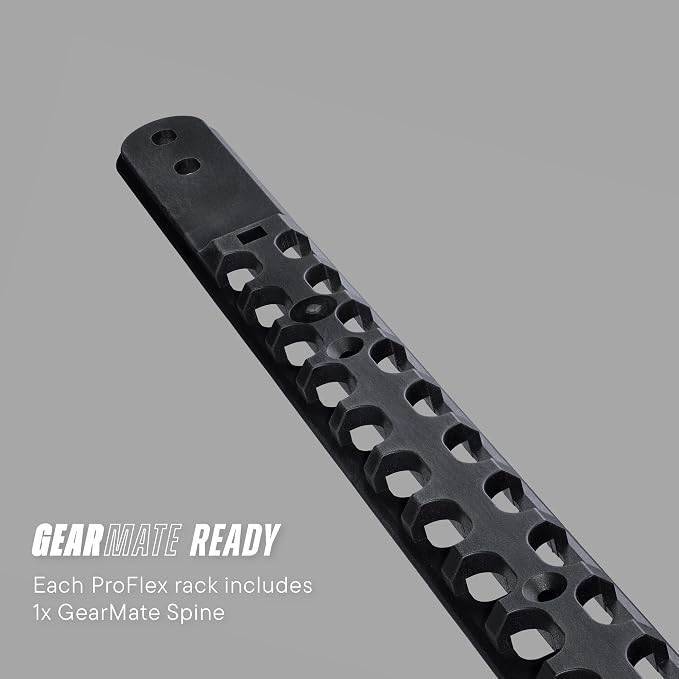 Steadyrack Swivel Bike Rack Wall Mount, Vertical Storage for Heavy eMTB | ProFlex Wide holds rugged eMTB and mountain bikes to 121 lb. Roll-in, roll-out, includes GearMate SteadySpine.