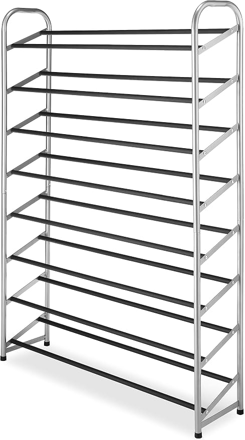 Whitmor 8 Tier Shoe Tower - 40 Pair - with Non-Slip Racks