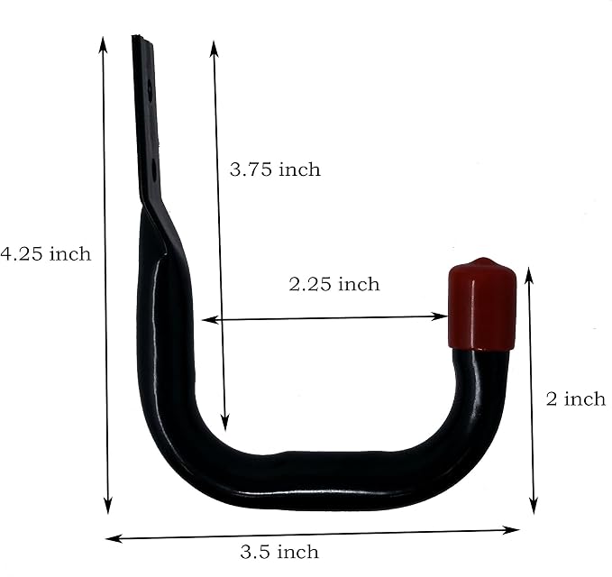 Tetra-Teknica UH03-6P Heavy Duty Garage Storage Utility Hooks, 6 Pack