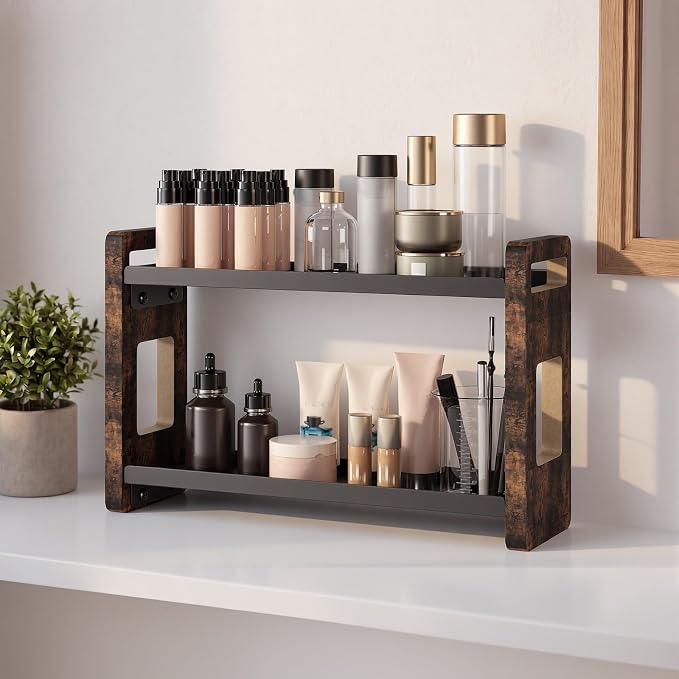 Bathroom Counter Organizer, Vanity Organizer, Perfume Organizer | Bathroom Organizers and Storage, Bathroom Sink Shelf, Countertop Organizer, Makeup Organizer, Cologne Stand