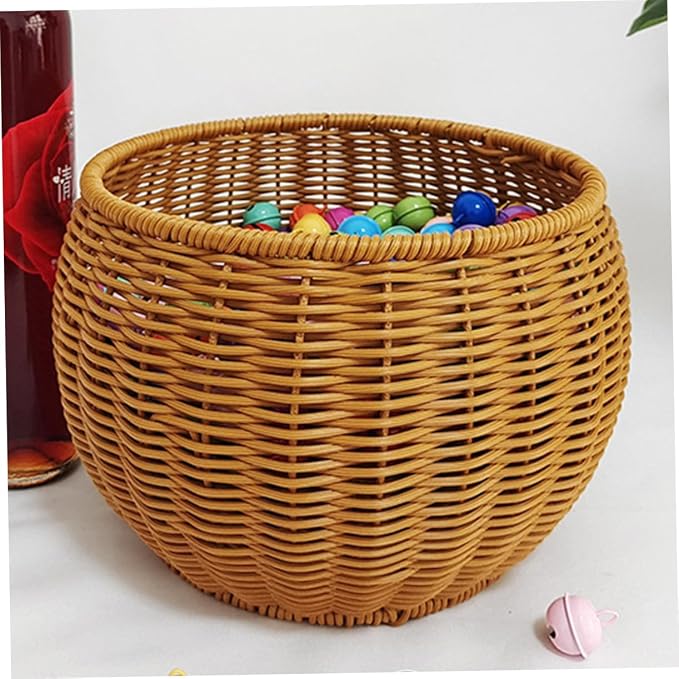 Ciieeo Craftsmanship Large Space Multi-purpose Woven Storage Basket Decorative Basket