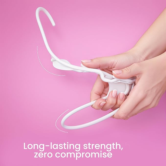 Utopia Home Plastic Hangers 200 Pack – Space Saving Clothes Hanger White | Durable & strong | Closet organizer & storage | Ideal for apartments, dorms & stocking stuffers