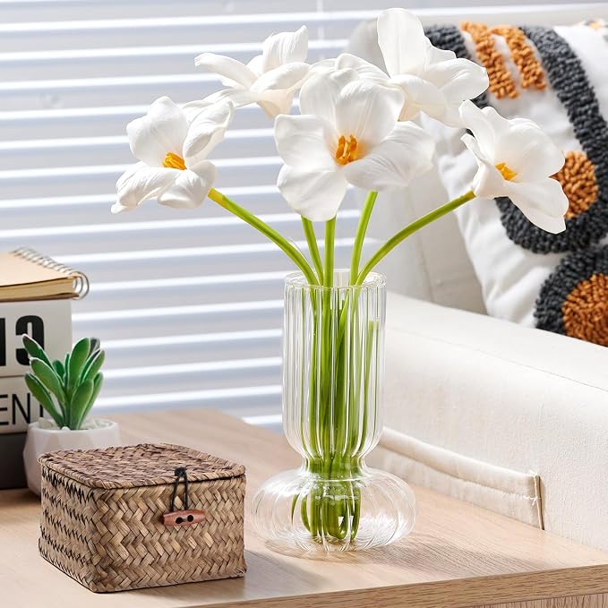 Wicker Basket with Lid Natural Seagrass Storage Box,4.7x 4.7x2.7" | Square Handwoven Basket Box for Shelf, Multipurpose Desktop Organizer Bin for Keys, Candy, Coin